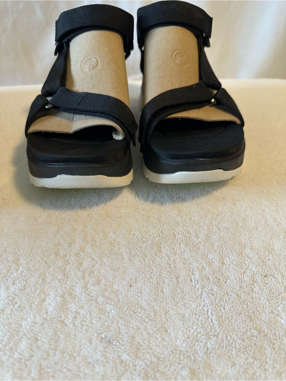 Teva Jadito Universal Black Sport Sandals Women’s Size 8 Platform Comfort - Picture 2 of 8